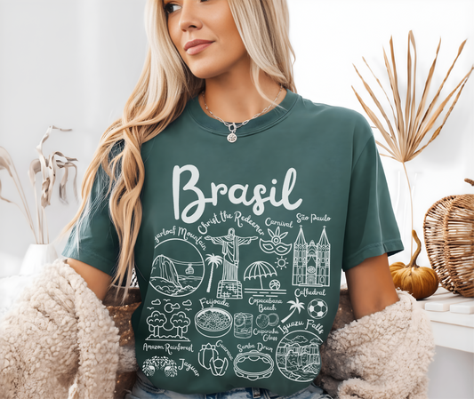 Brasil Landmarks t-shirt Comfort Colors®
