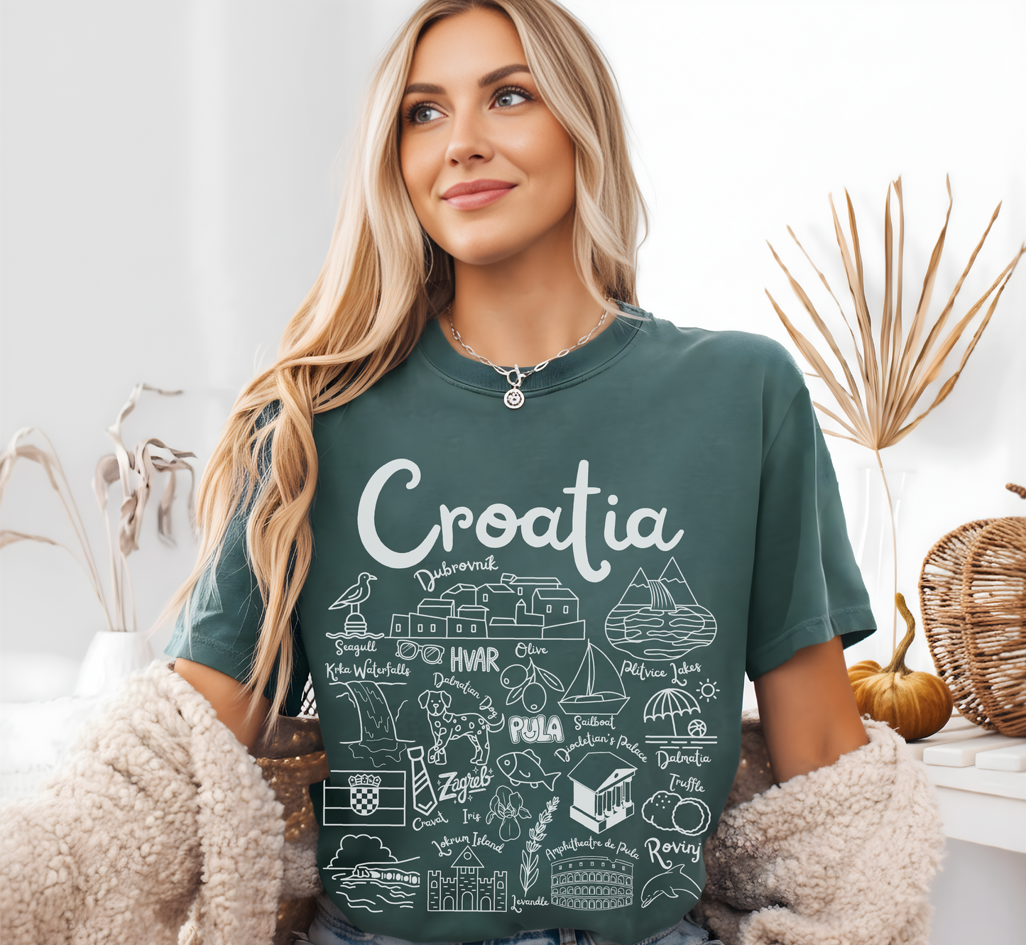 Croatia Landmarks t-shirt Comfort Colors®