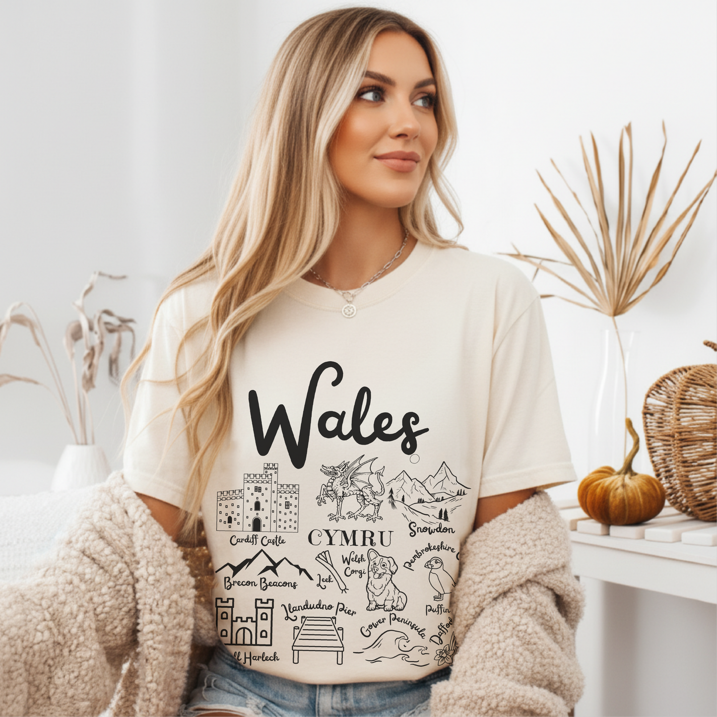 Wales Landmarks t-shirt Comfort Colors®