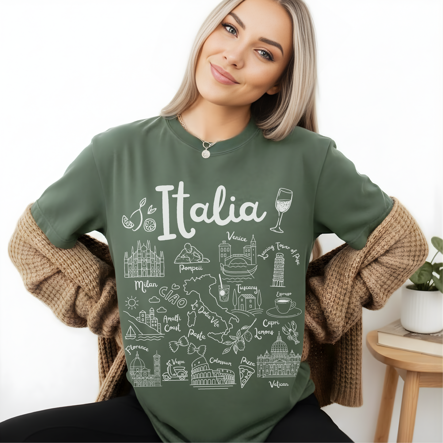 Italy Landmarks t-shirt Comfort Colors®