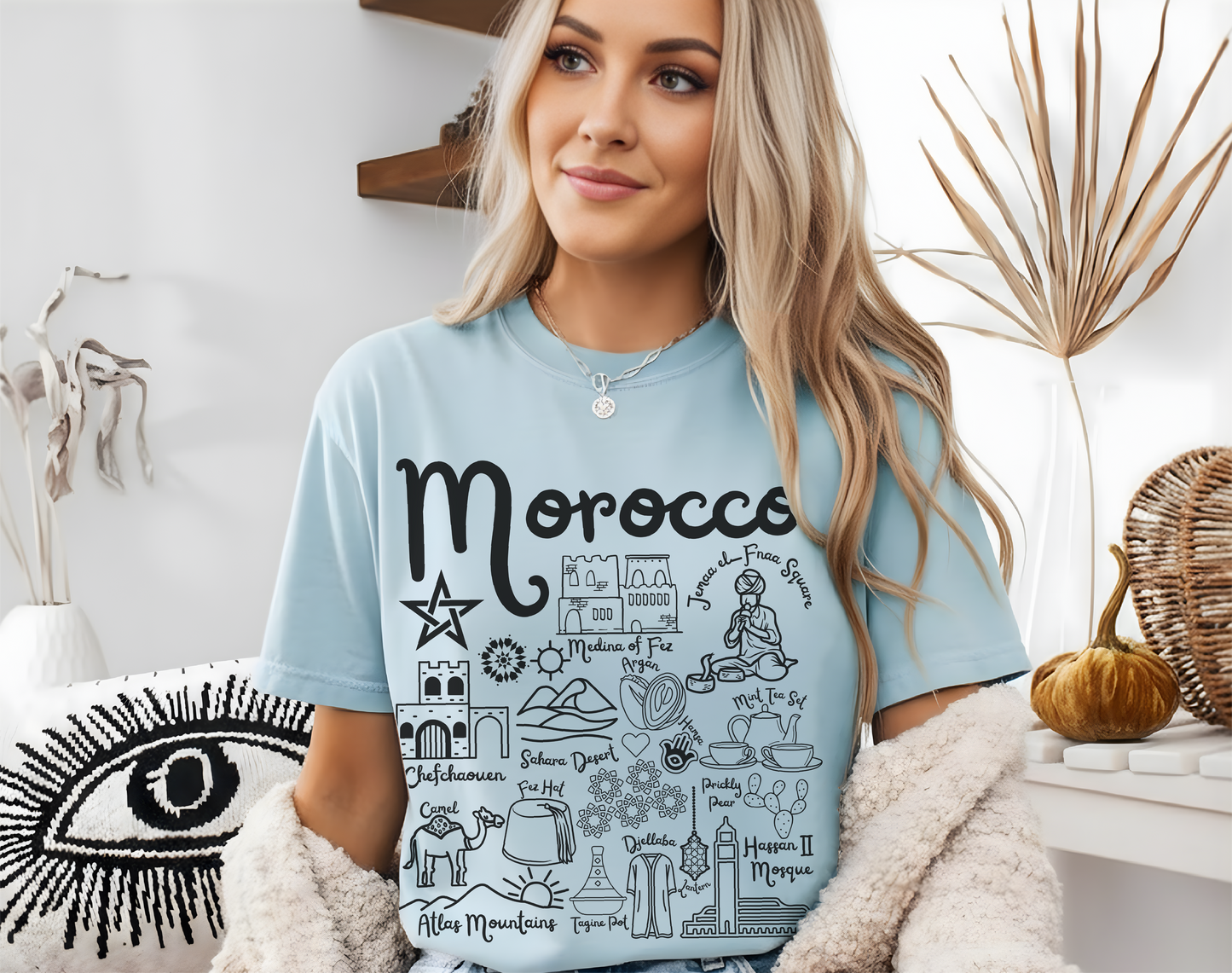 Morocco Landmarks t-shirt Comfort Colors®