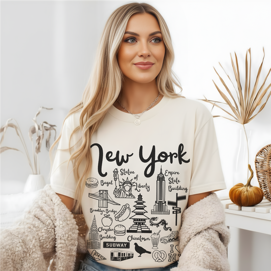 New York Landmarks t-shirt Comfort Colors®