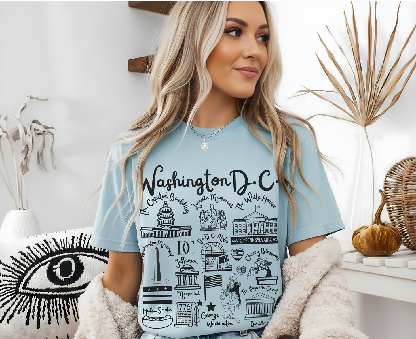 Washington D.C Landmarks t-shirt Comfort Colors®