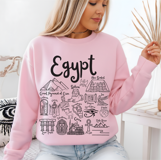 Egypt Landmarks Sweatshirt