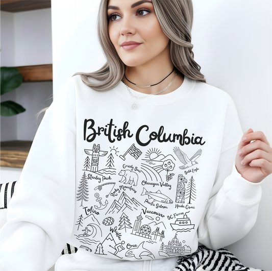British Columbia Landmarks Sweatshirt