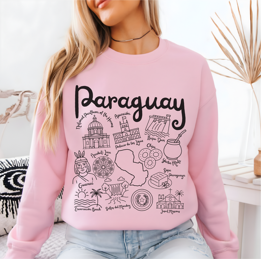 Paraguay Landmarks Sweatshirt