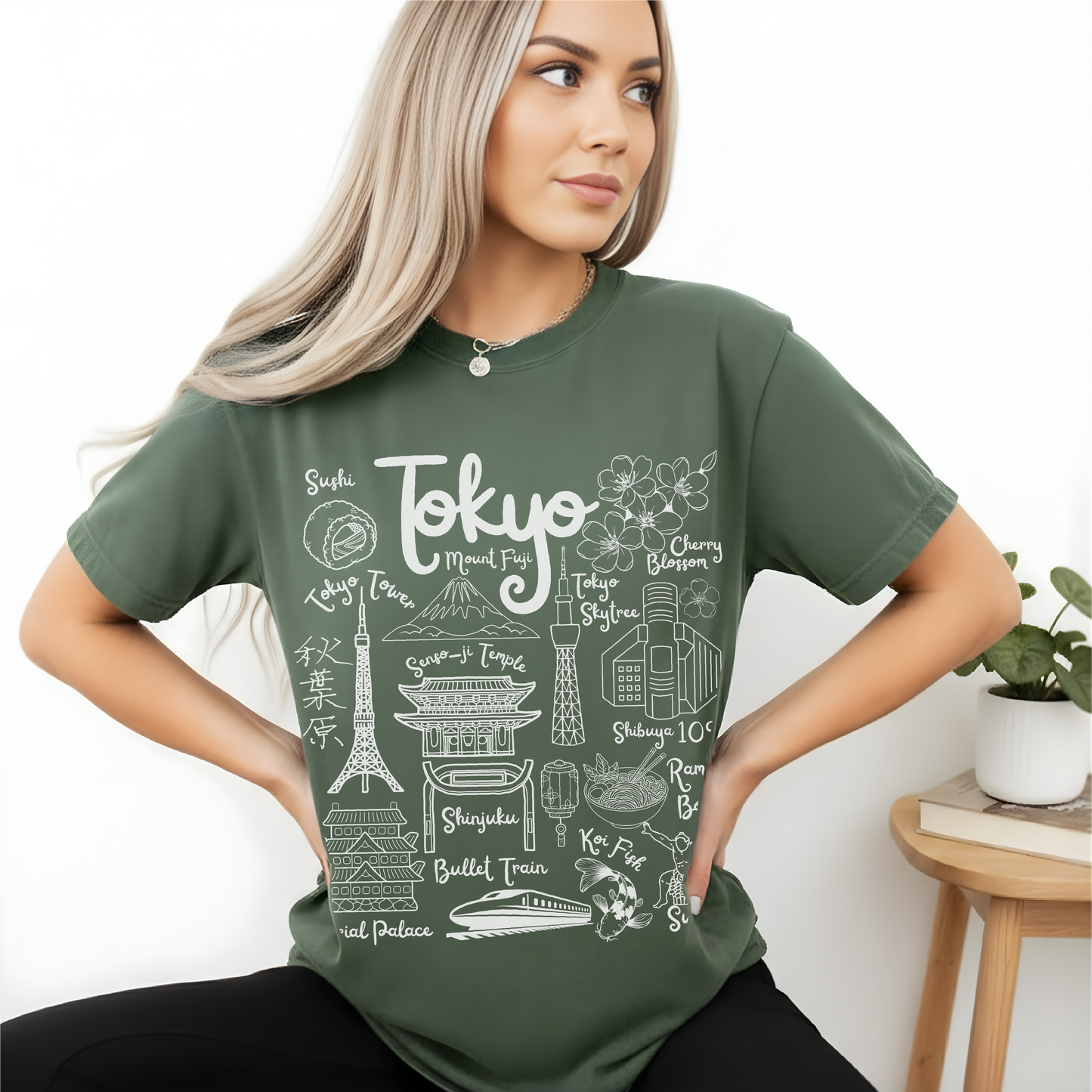 Tokyo Japan Landmarks t-shirt Comfort Colors®