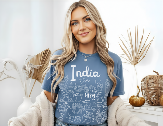 India Landmarks t-shirt Comfort Colors®