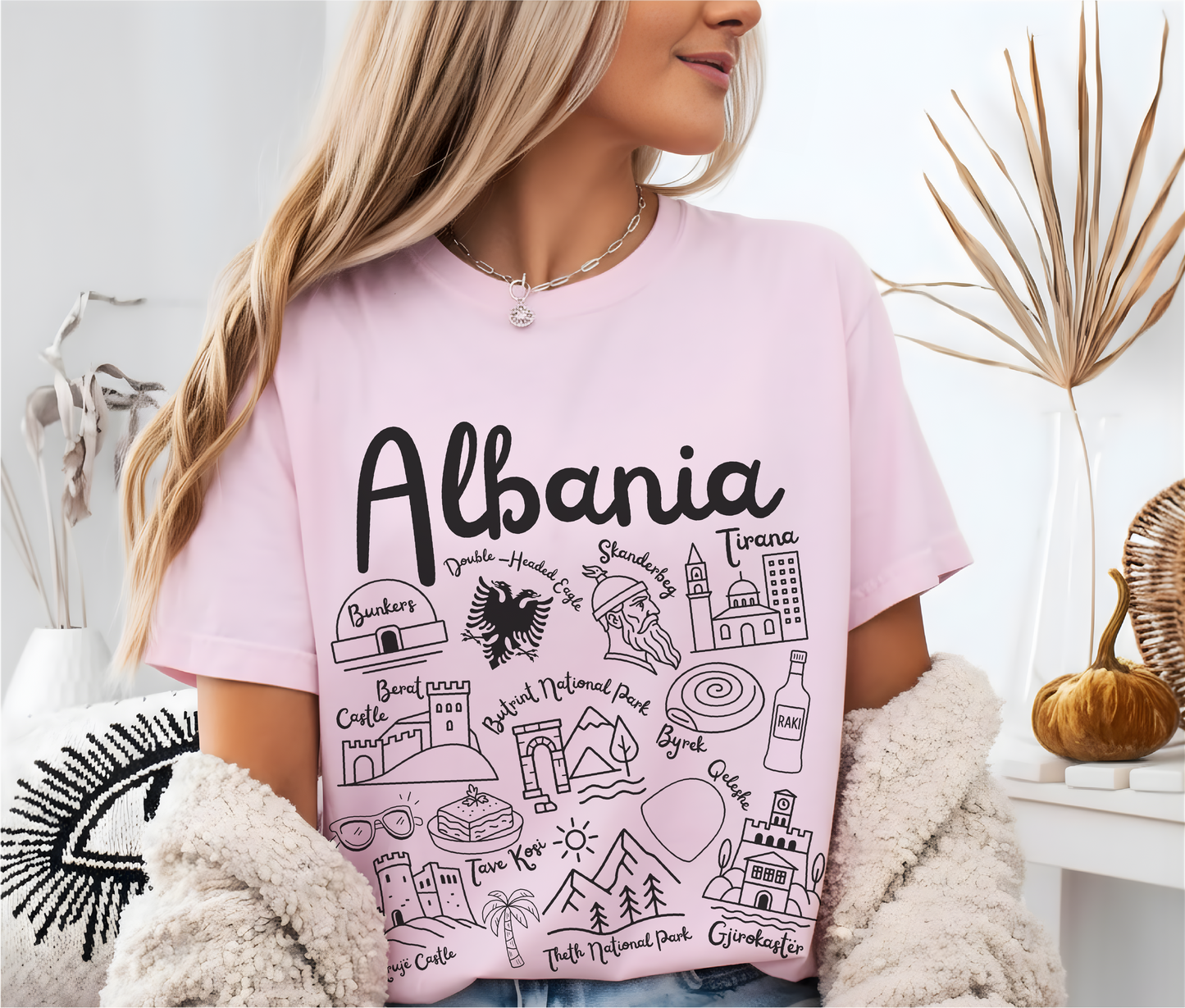 Albania Landmarks t-shirt Comfort Colors®