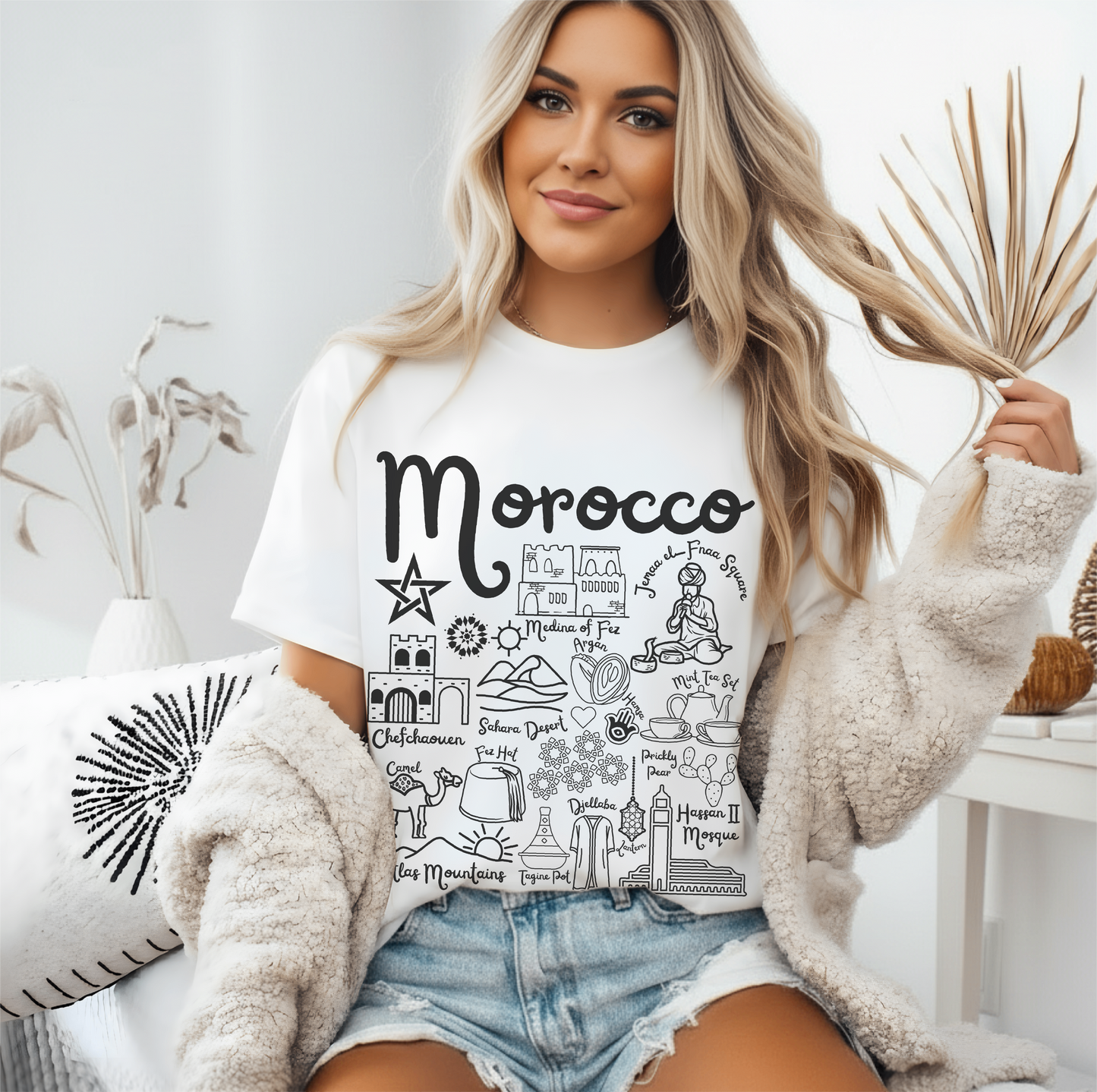 Morocco Landmarks t-shirt Comfort Colors®