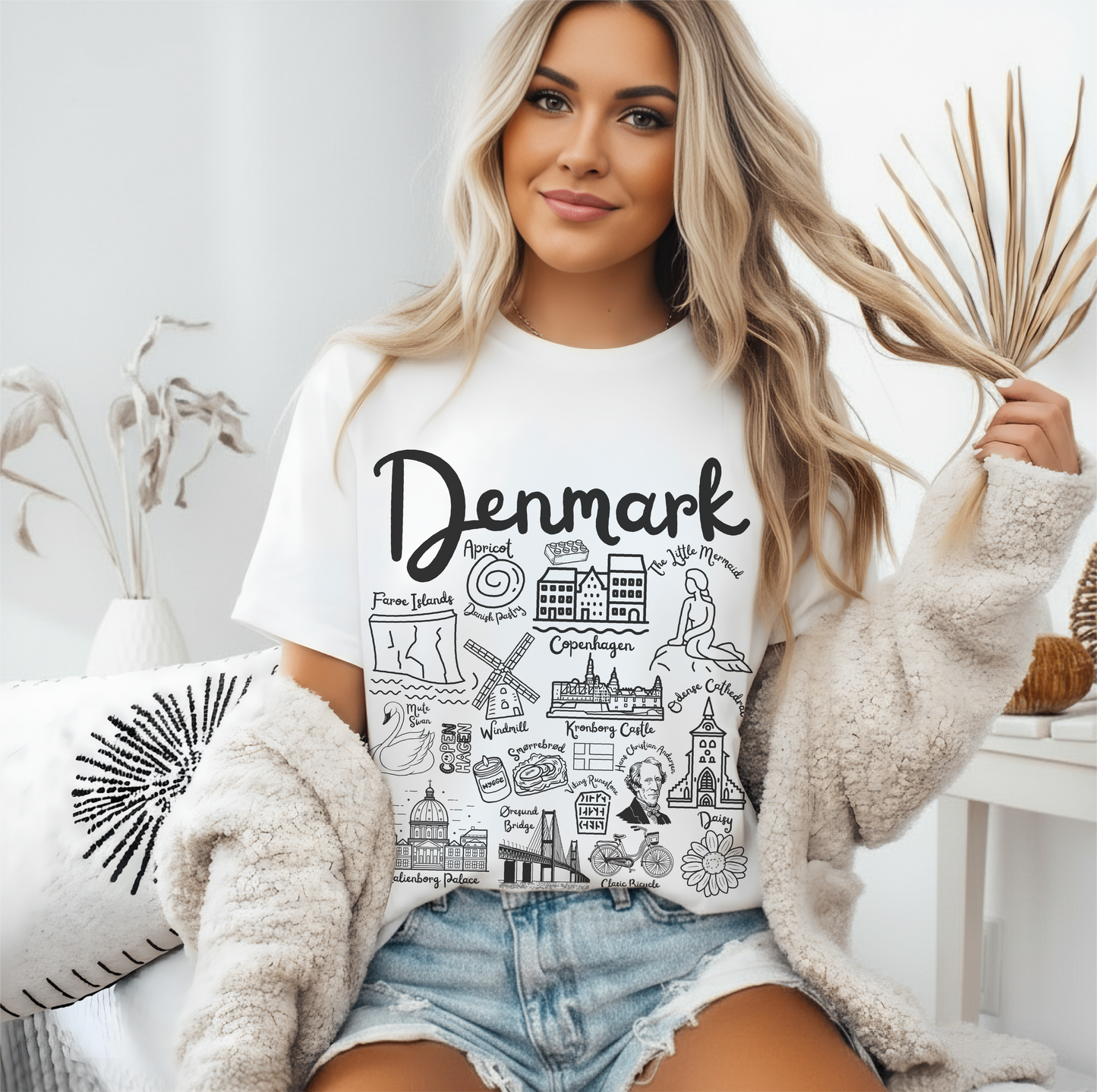 Denmark Landmarks t-shirt Comfort Colors®