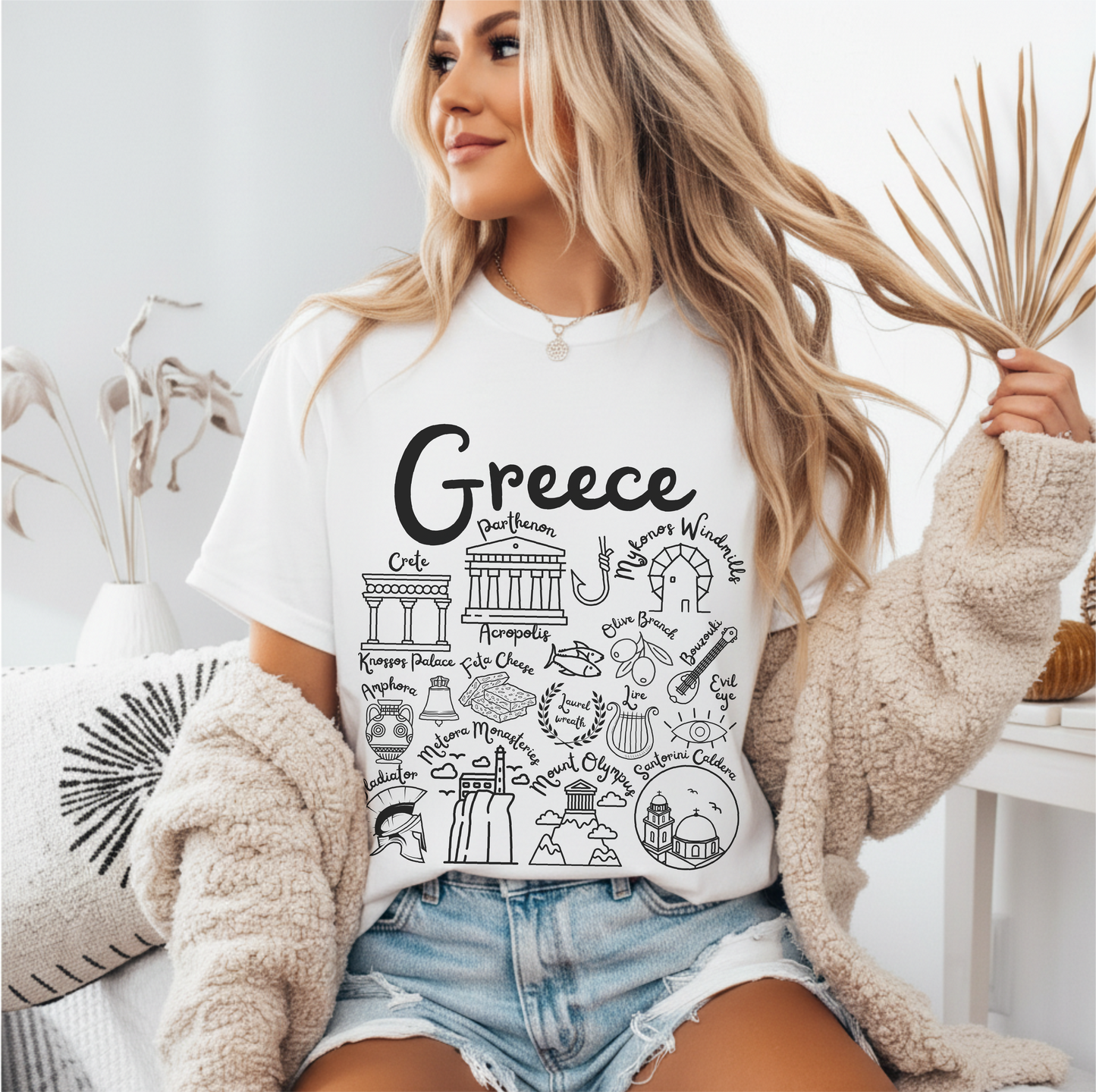 Greece Landmarks t-shirt Comfort Colors®