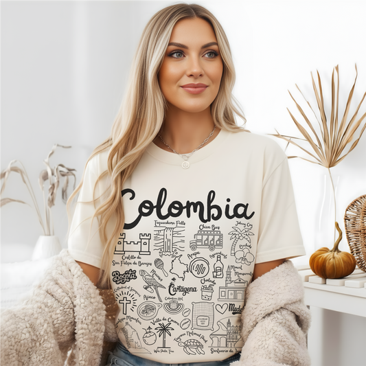 Colombia Landmarks t-shirt Comfort Colors®