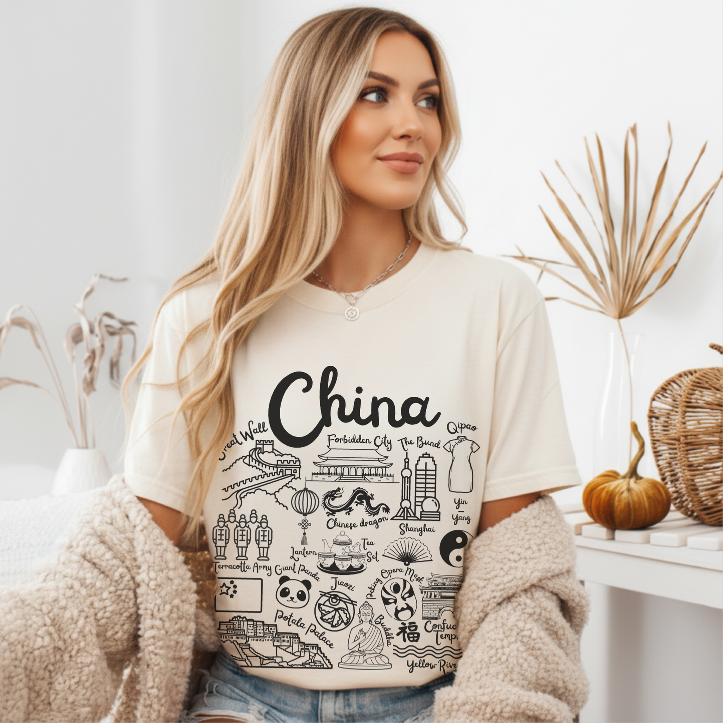 China Landmarks t-shirt Comfort Colors®