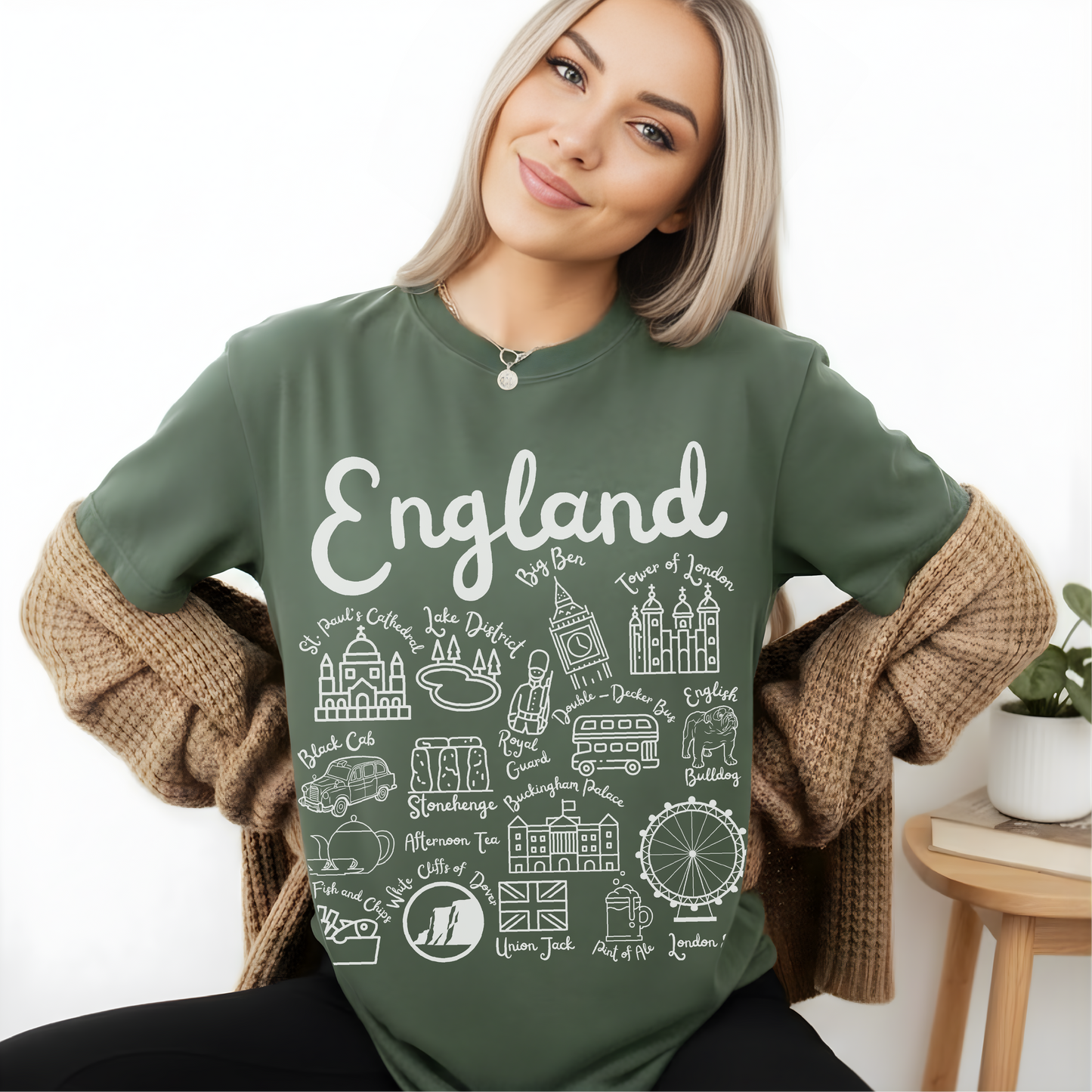 England Landmarks t-shirt Comfort Colors®