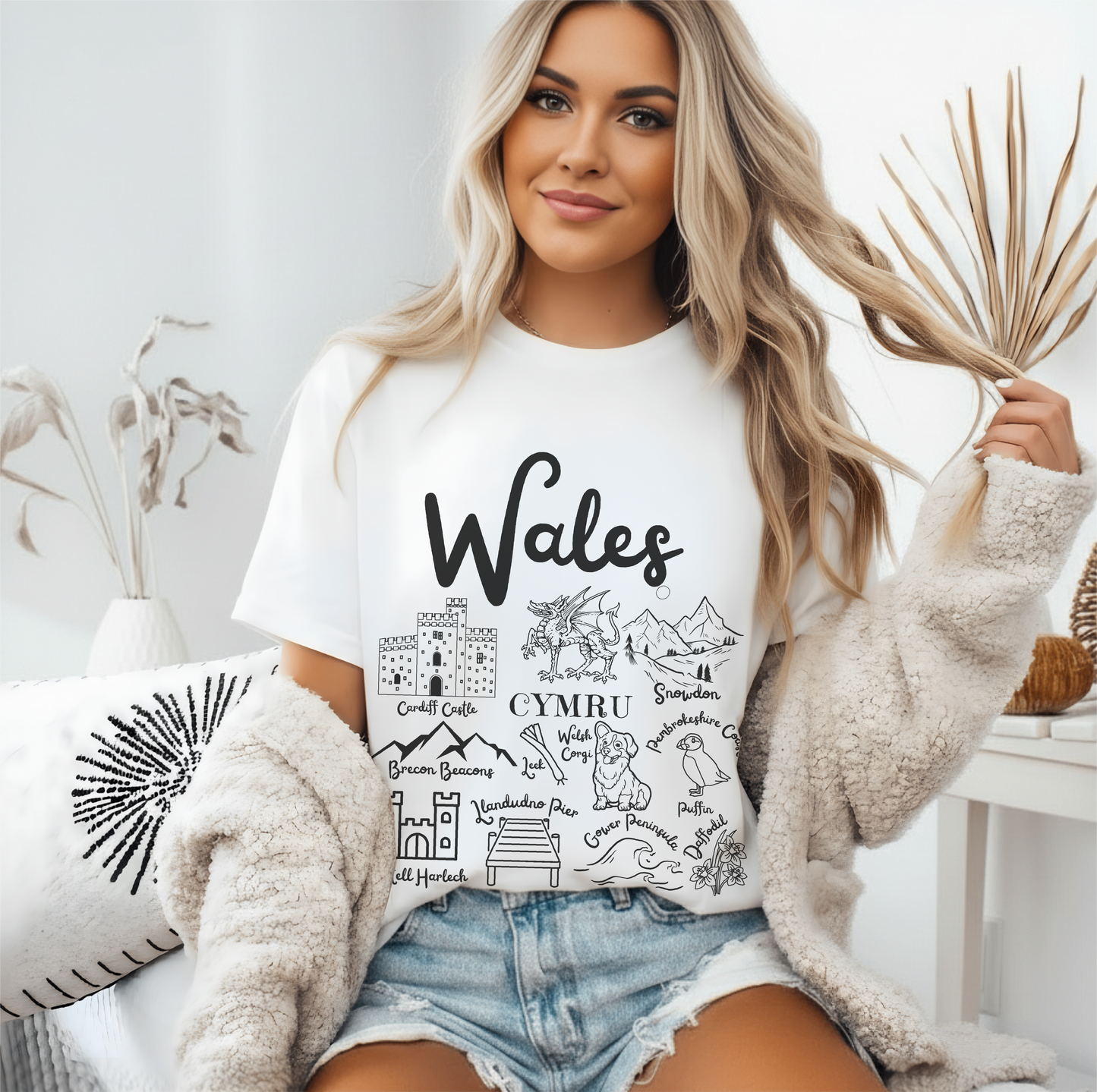 Wales Landmarks t-shirt Comfort Colors®