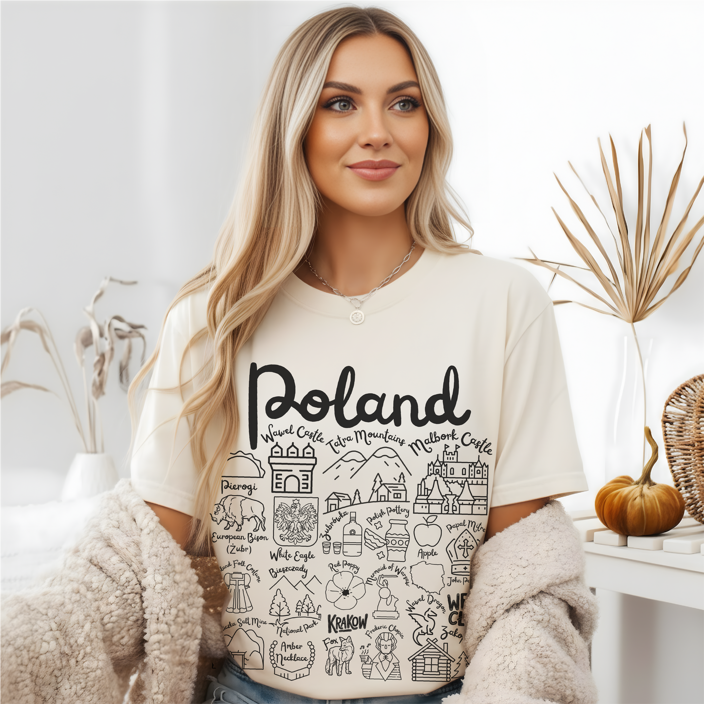 Poland Landmarks t-shirt Comfort Colors®
