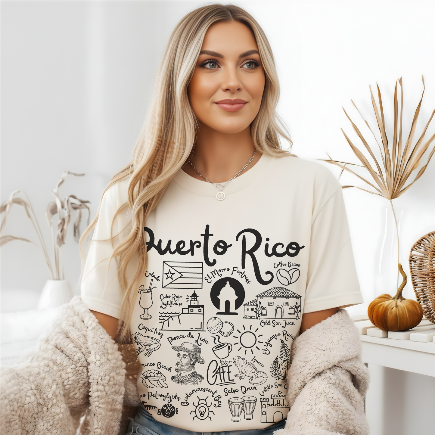 Puerto Rico Landmarks t-shirt Comfort Colors®