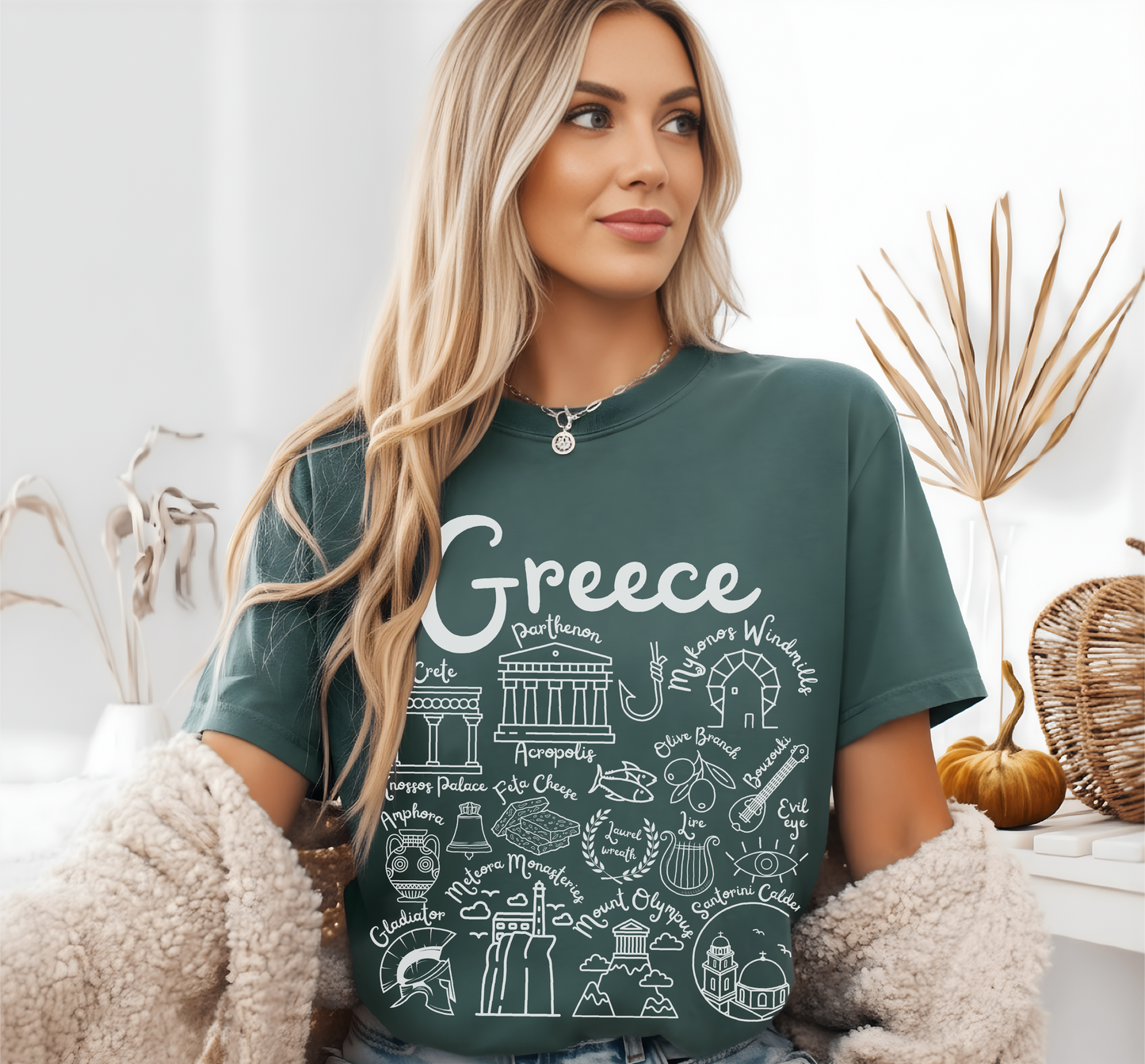 Greece Landmarks t-shirt Comfort Colors®