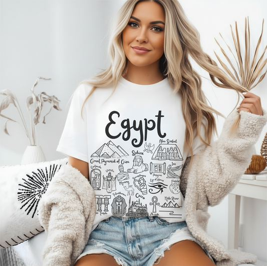 Egypt Landmarks t-shirt Comfort Colors®
