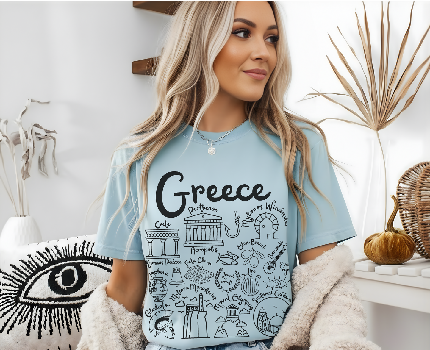 Greece Landmarks t-shirt Comfort Colors®