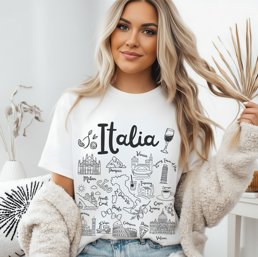 Italy Landmarks t-shirt Comfort Colors®