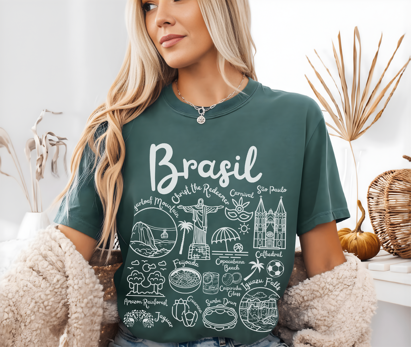 Brasil Landmarks t-shirt Comfort Colors®