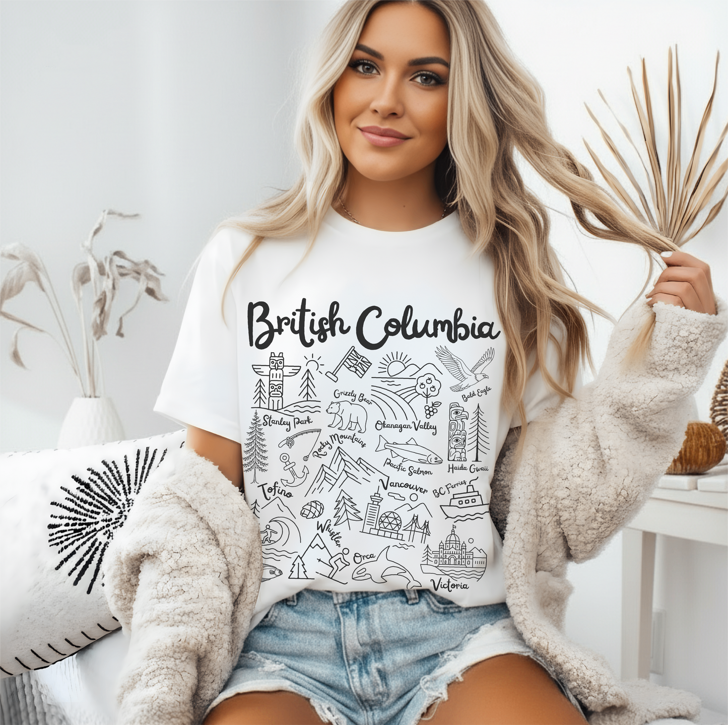 British Columbia Landmarks t-shirt Comfort Colors®