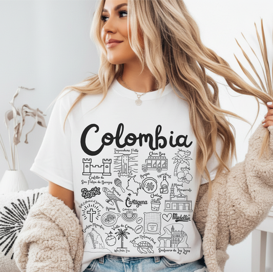 Colombia Landmarks t-shirt Comfort Colors®