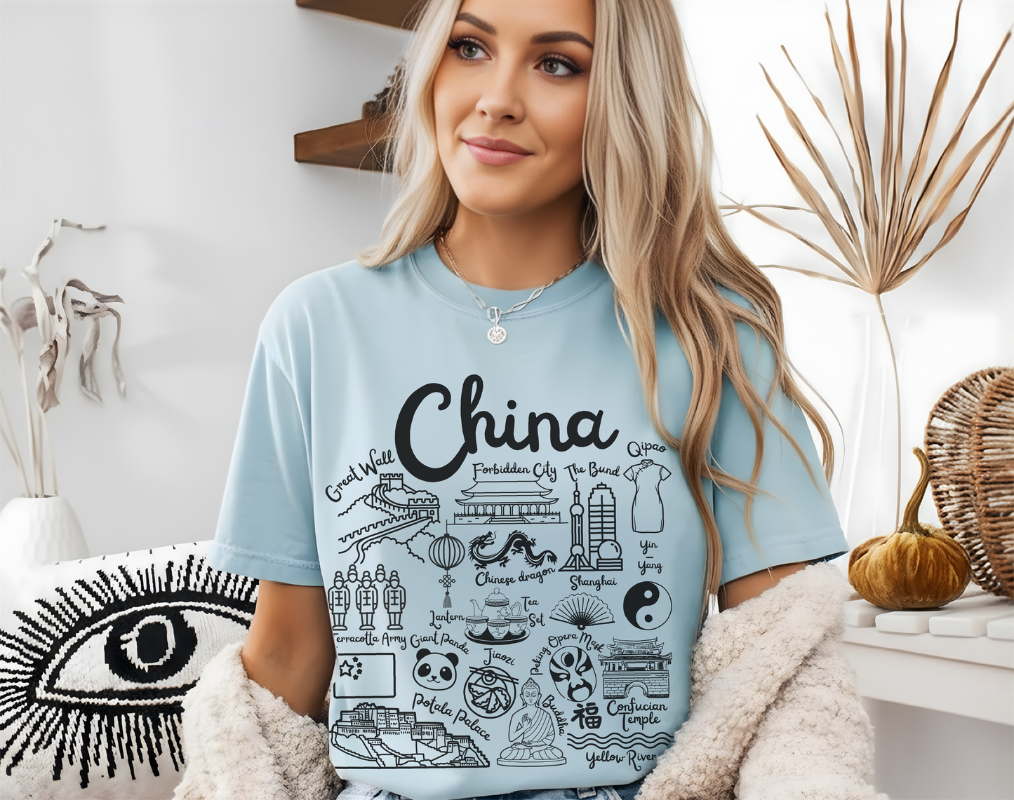 China Landmarks t-shirt Comfort Colors®