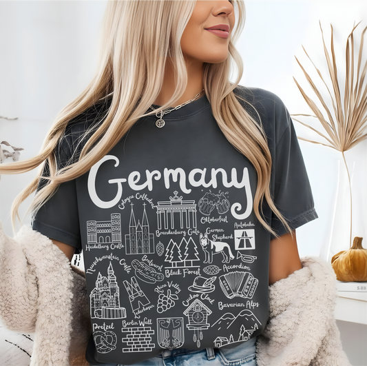 Germany Landmarks t-shirt Comfort Colors®