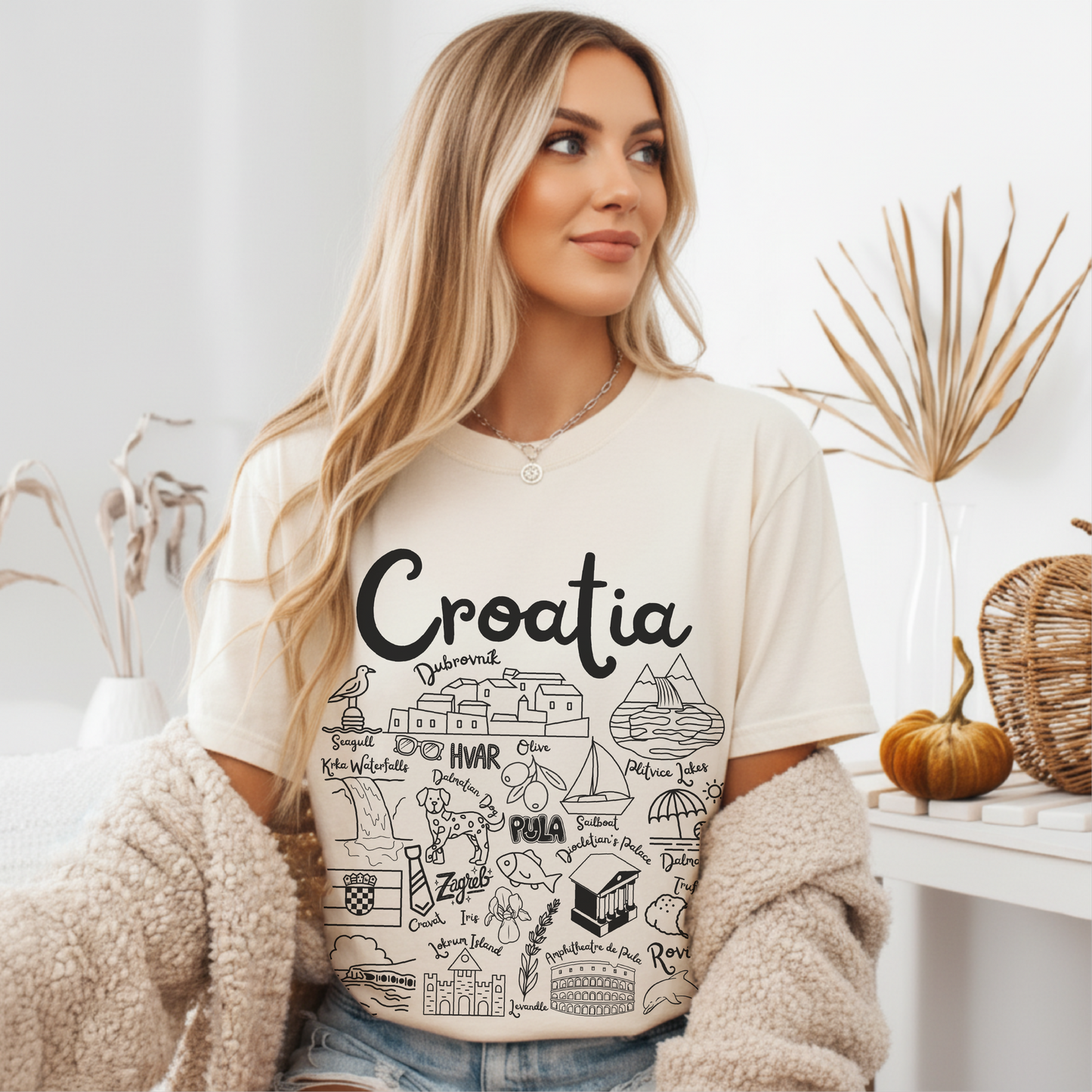 Croatia Landmarks t-shirt Comfort Colors®