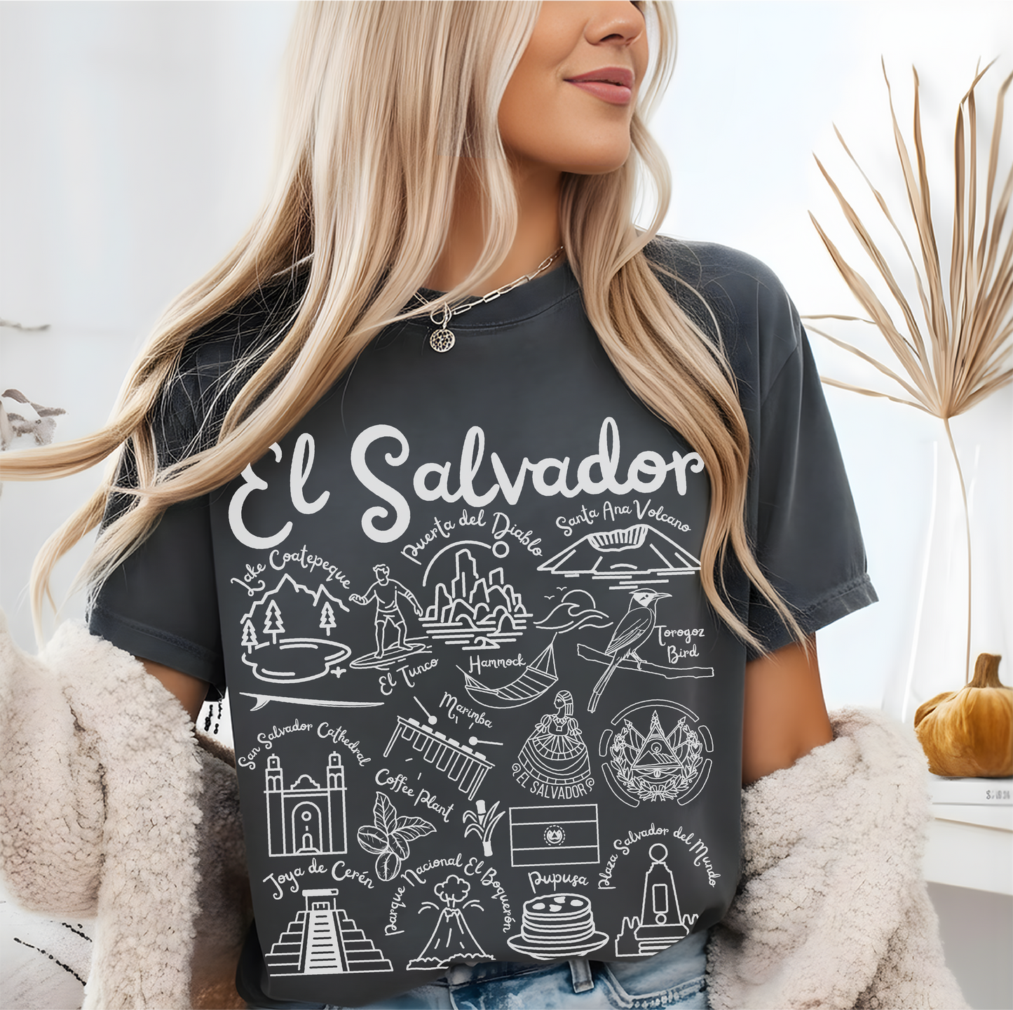 El Salvador Landmarks t-shirt Comfort Colors®