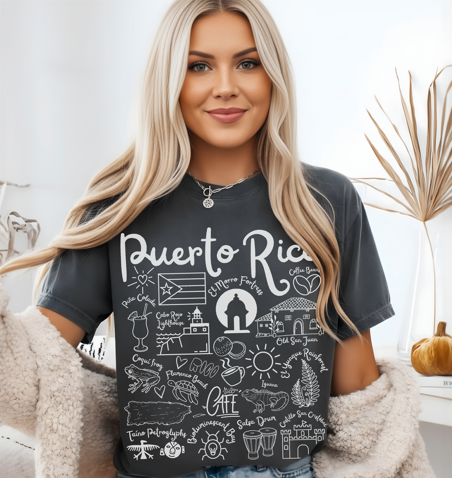 Puerto Rico Landmarks t-shirt Comfort Colors®