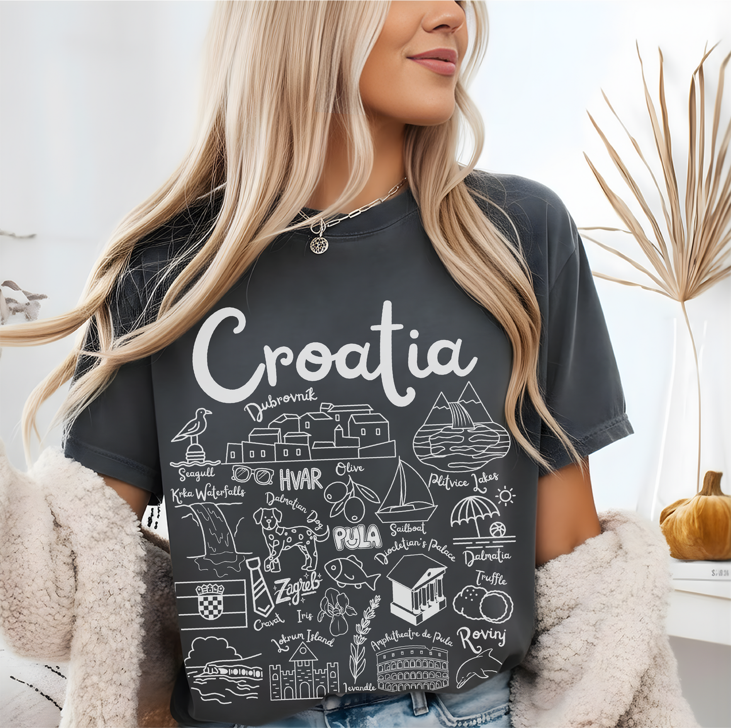 Croatia Landmarks t-shirt Comfort Colors®