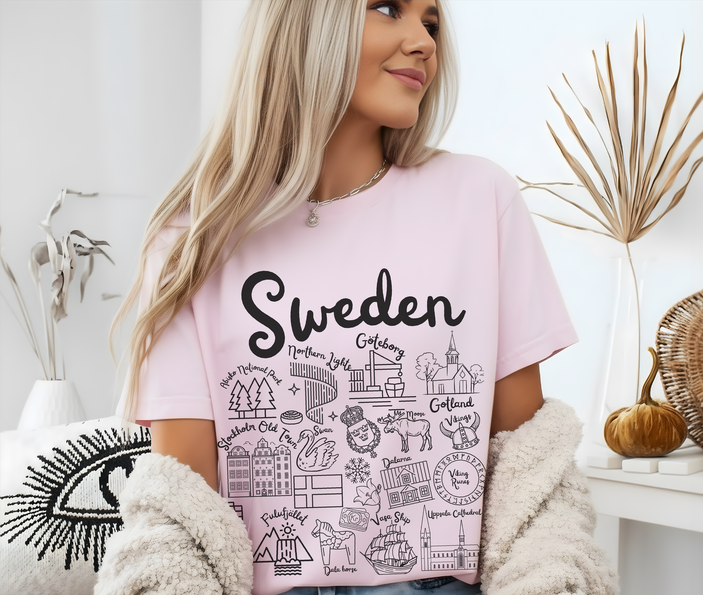 Sweden Landmarks t-shirt Comfort Colors®