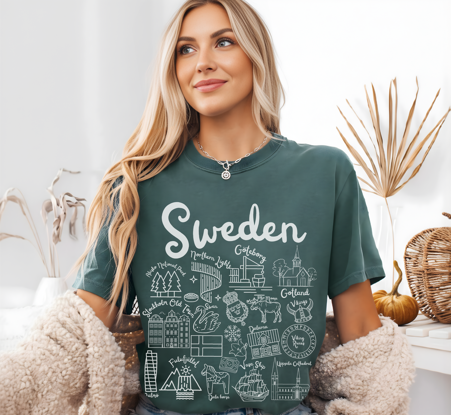 Sweden Landmarks t-shirt Comfort Colors®