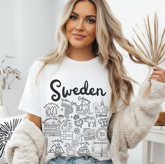 Sweden Landmarks t-shirt Comfort Colors®