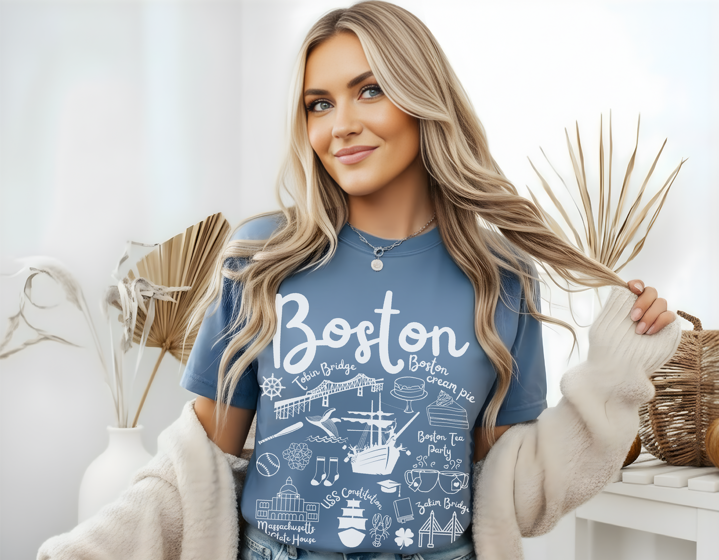 Boston Landmarks t-shirt Comfort Colors®