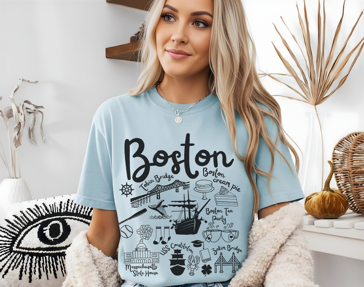 Boston Landmarks t-shirt Comfort Colors®