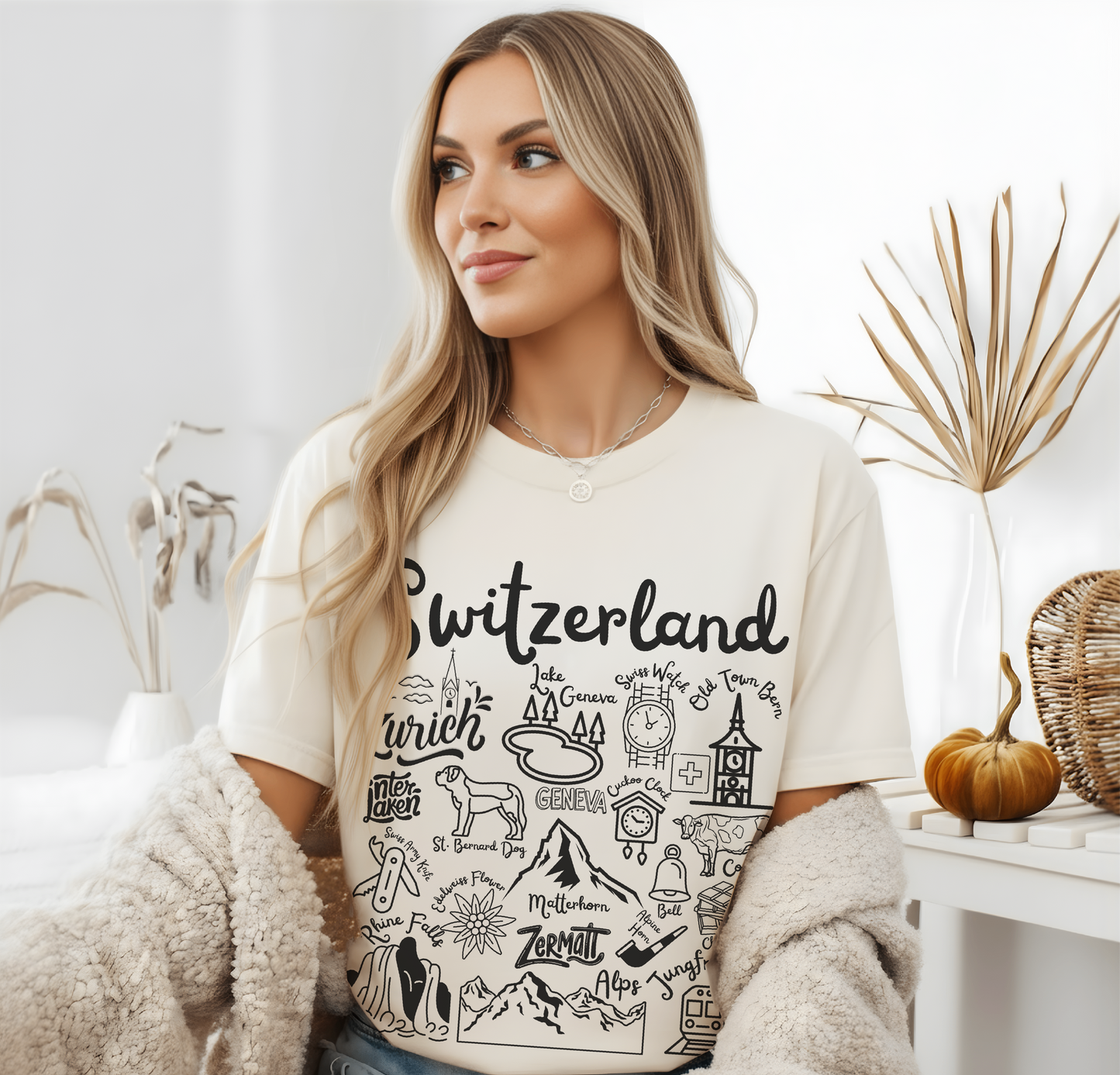 Switzerland Landmarks t-shirt Comfort Colors®