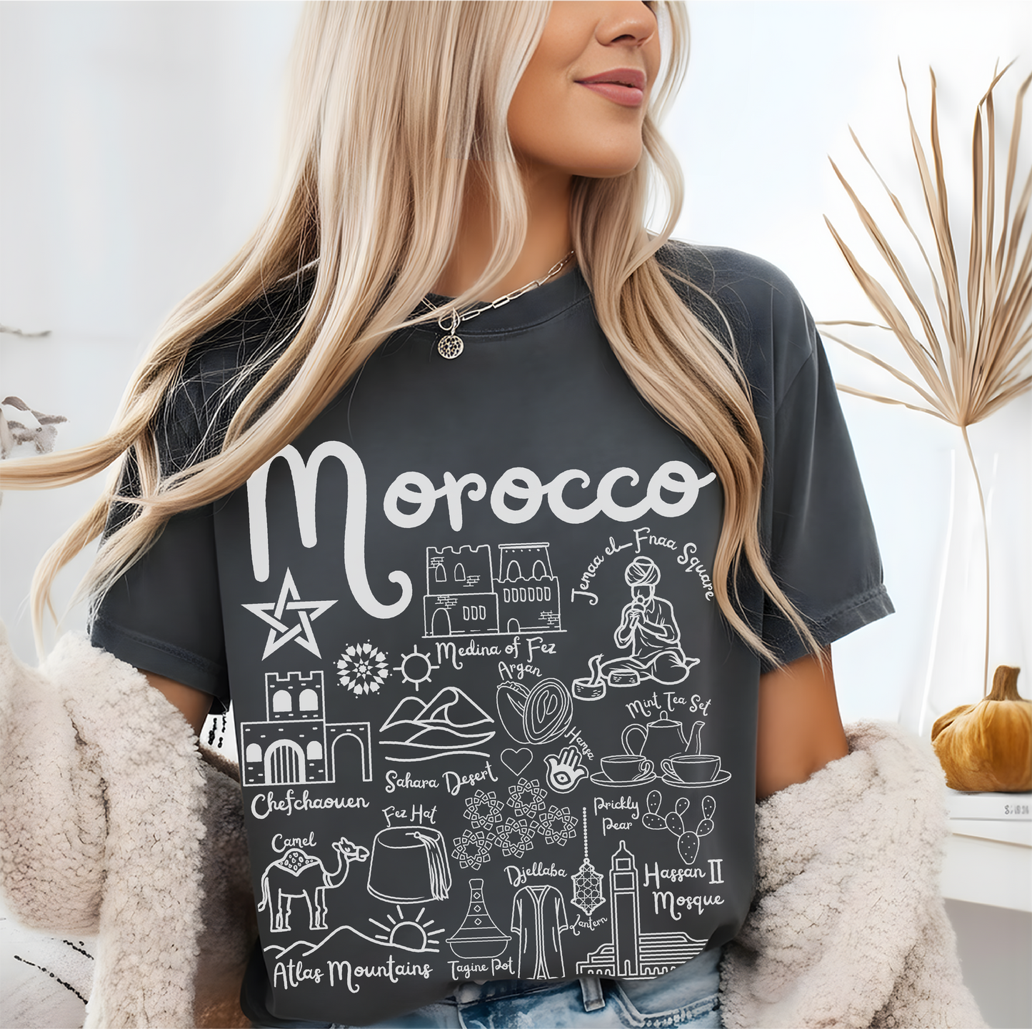 Morocco Landmarks t-shirt Comfort Colors®