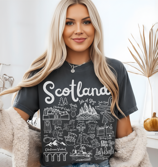 Scotland Landmarks T-shirt Comfort Colors®