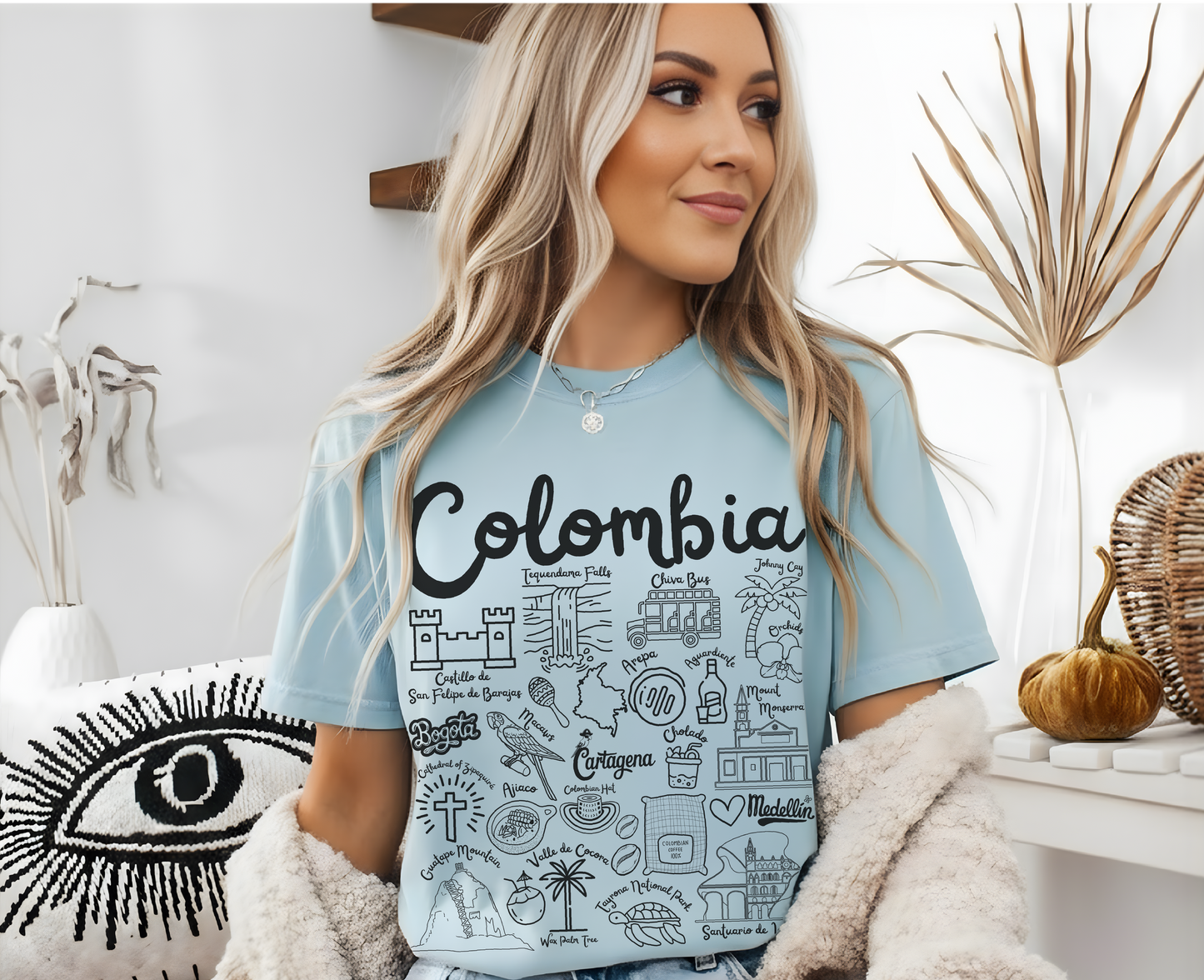 Colombia Landmarks t-shirt Comfort Colors®