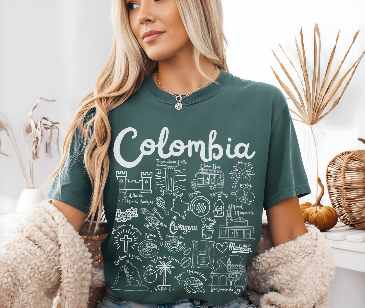 Colombia Landmarks t-shirt Comfort Colors®