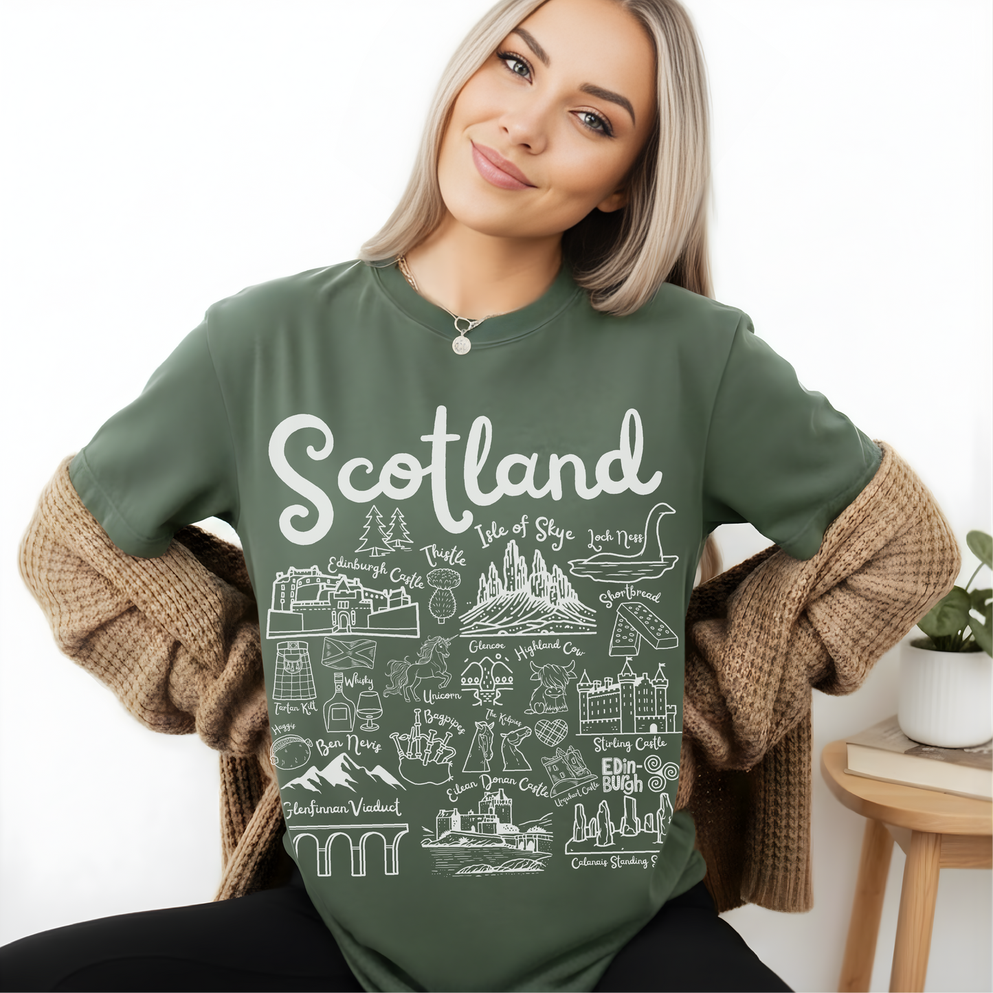 Scotland Landmarks T-shirt Comfort Colors®