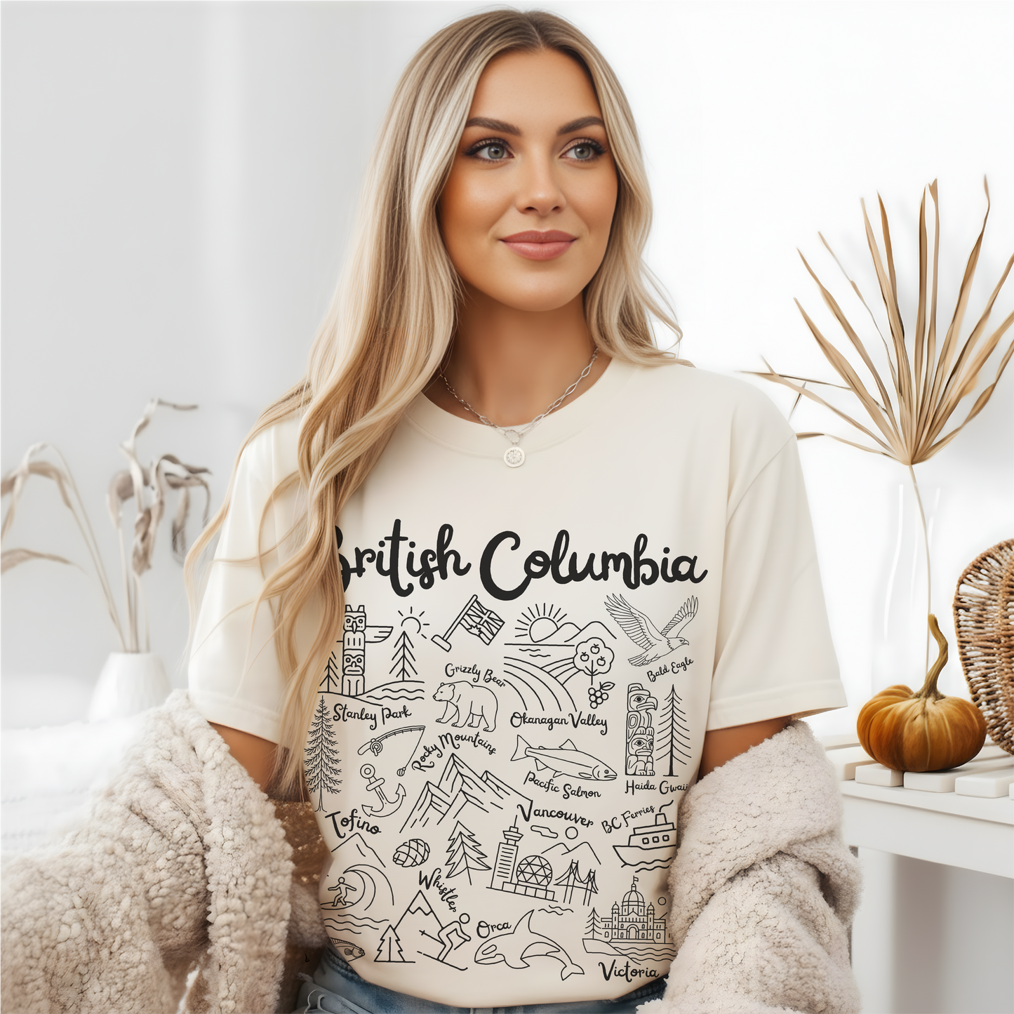 British Columbia Landmarks t-shirt Comfort Colors®