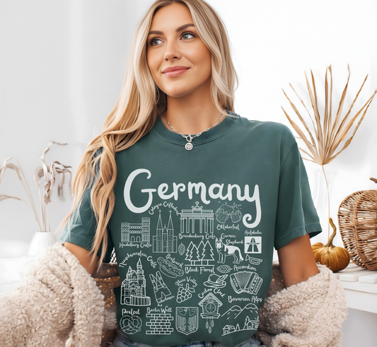 Germany Landmarks t-shirt Comfort Colors®