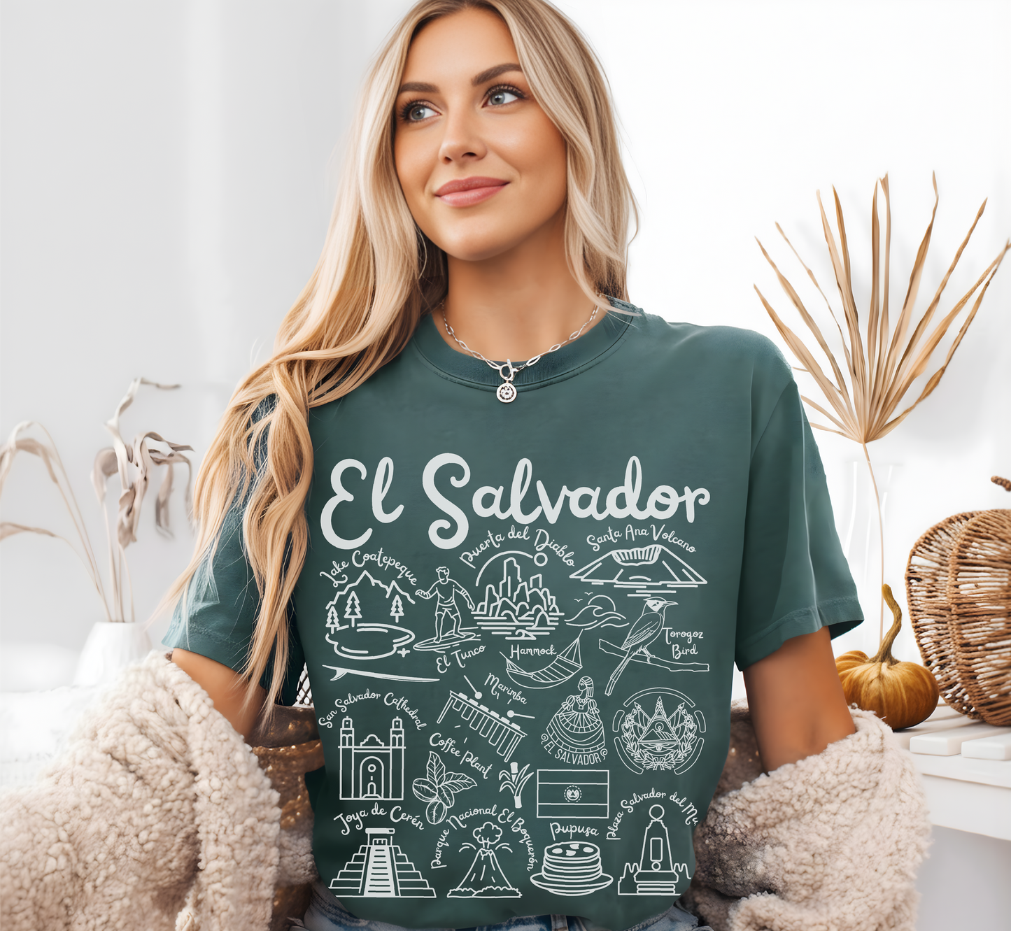 El Salvador Landmarks t-shirt Comfort Colors®