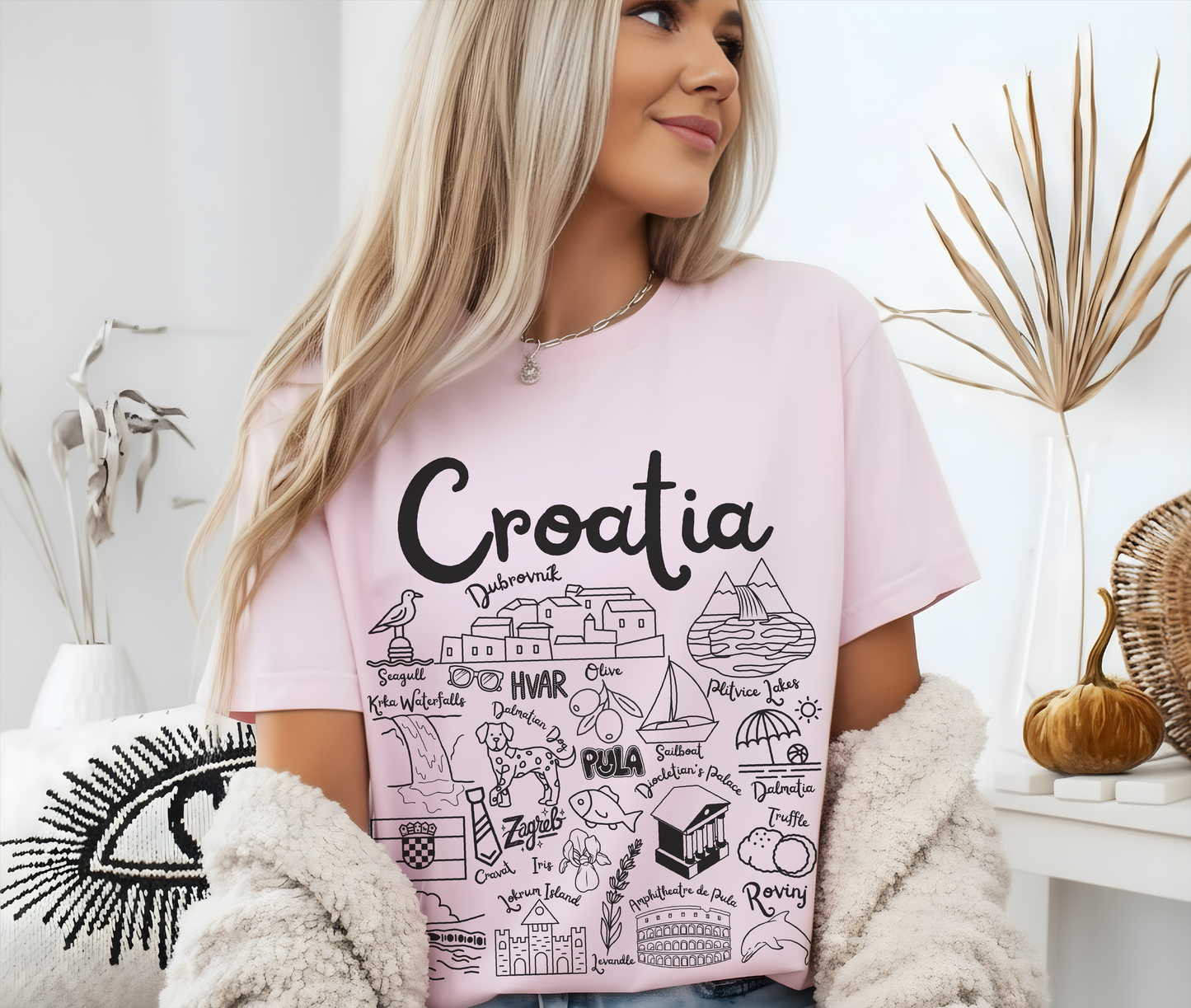 Croatia Landmarks t-shirt Comfort Colors®